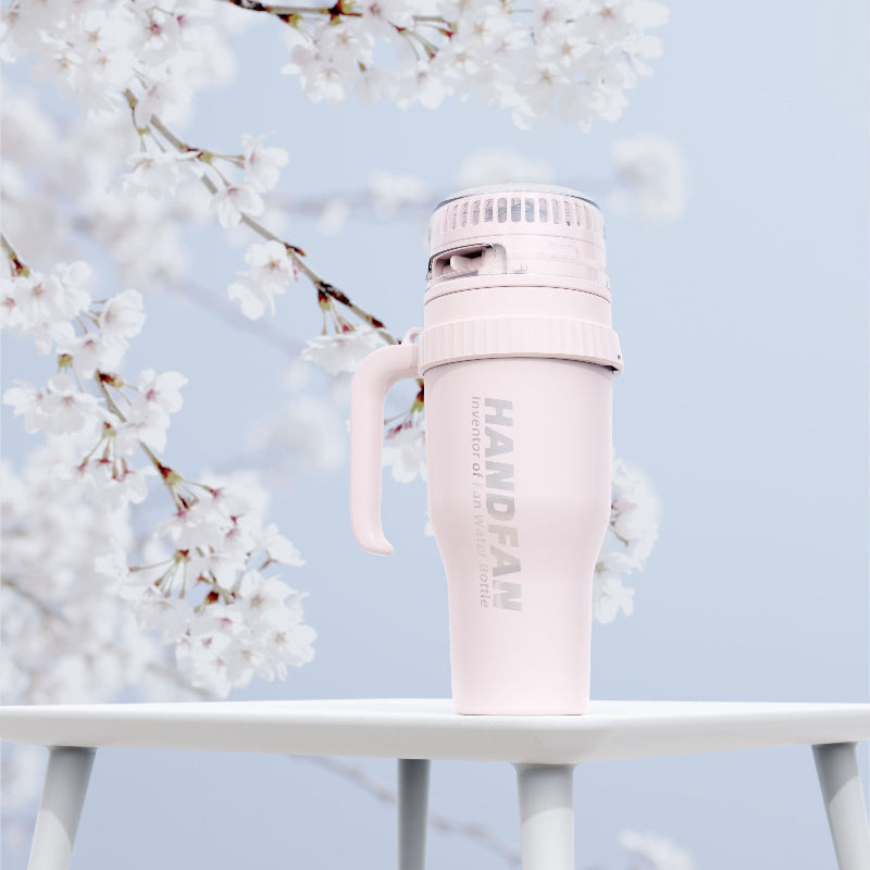 40 OZ Water Bottle Fan
