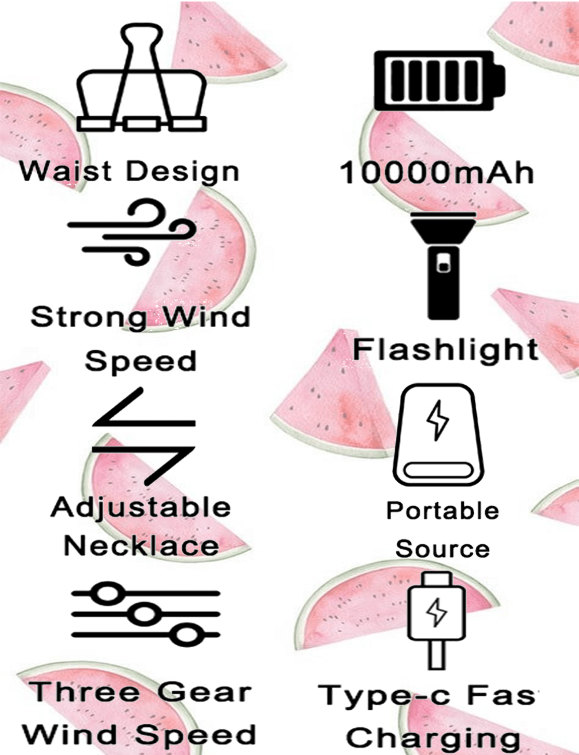 HandFan four-in-one multifunctional handheld USB fan
