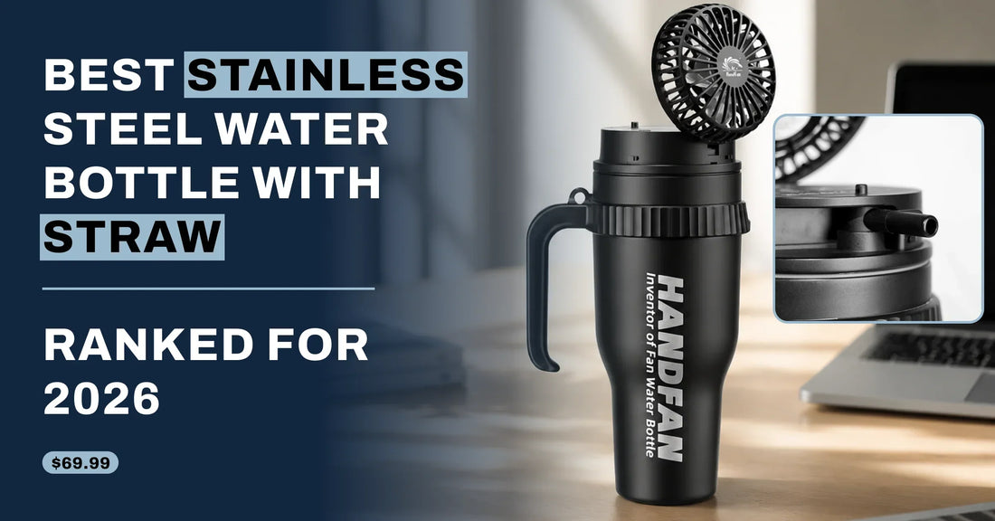Best Stainless Steel Water Bottle with Straw