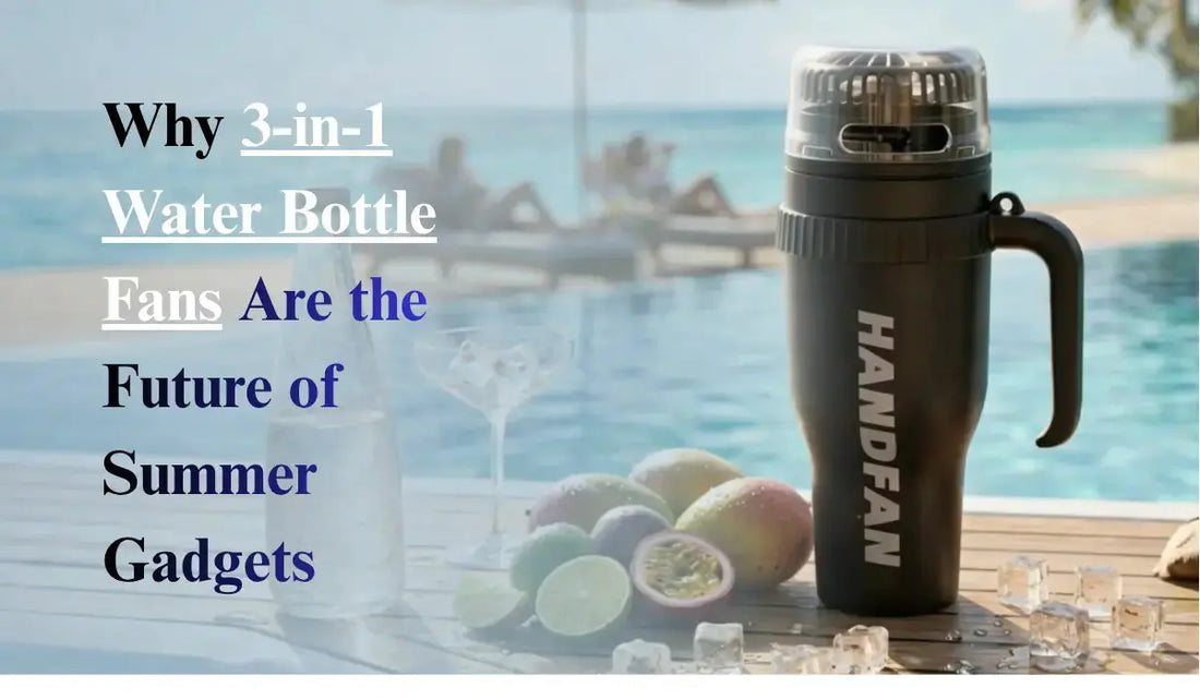 3-in-1 Water Bottle Fans Are the Future of Summer Gadgets