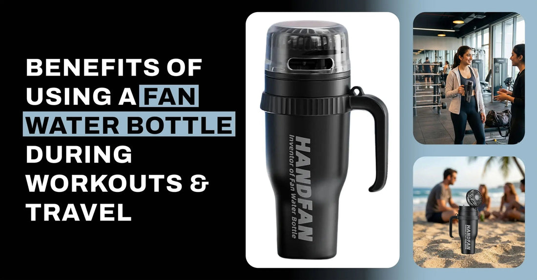 Fan Water Bottle