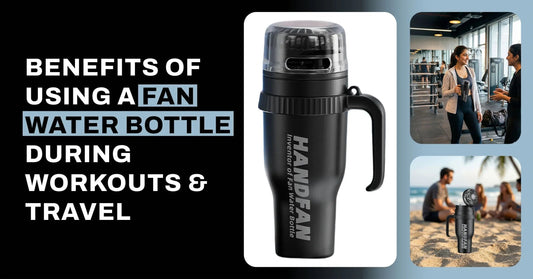 Fan Water Bottle