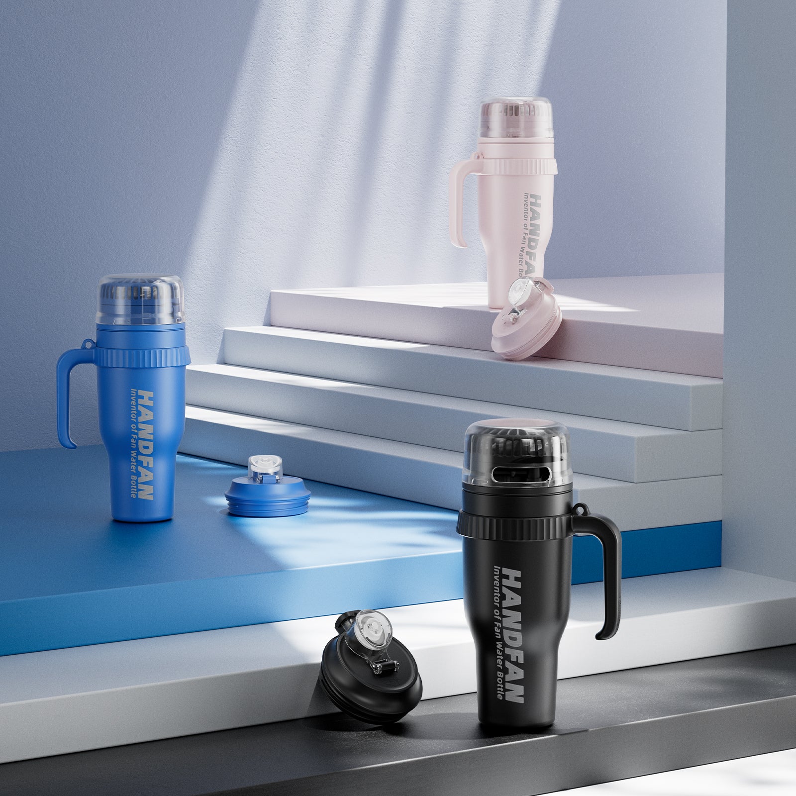 40 OZ Water Bottle Fan  