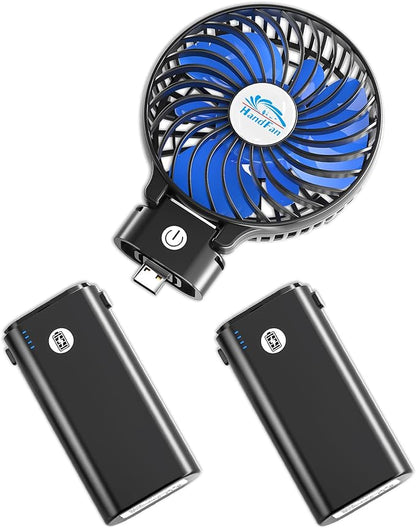 HandFan 10400mAh Portable Handheld Fan With Charger