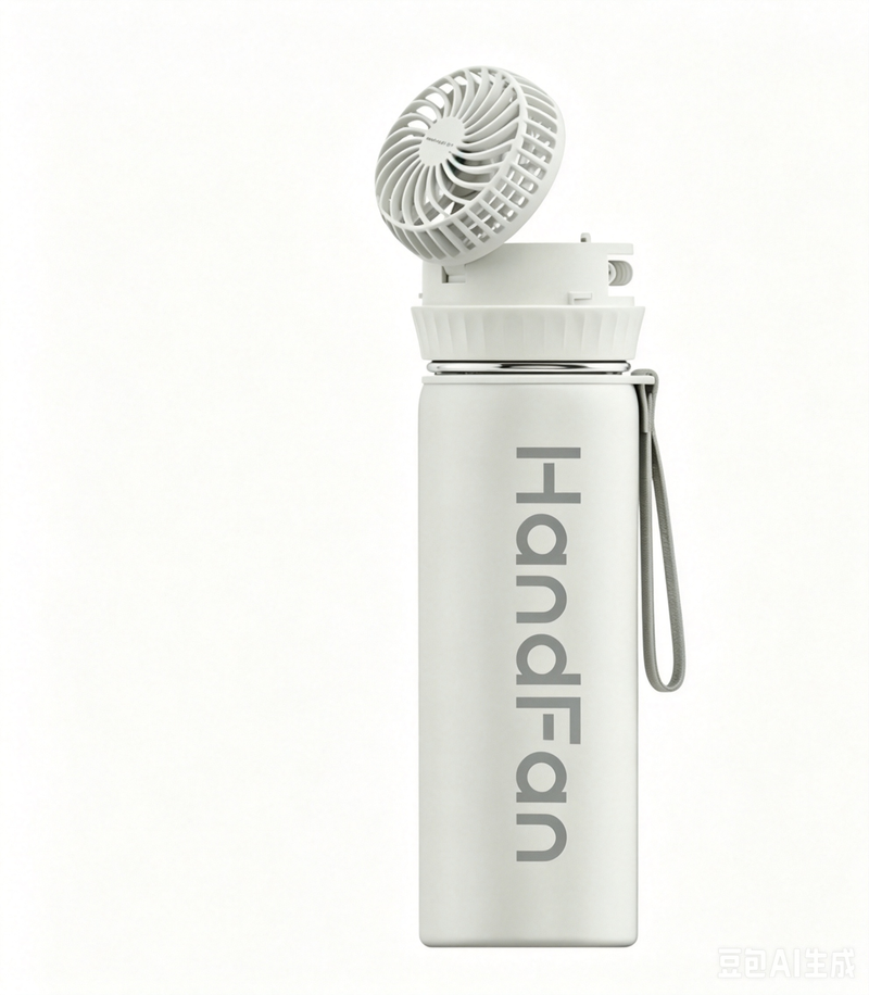HandFan 24oz best water bottle for gym workout — available in black blue and white
