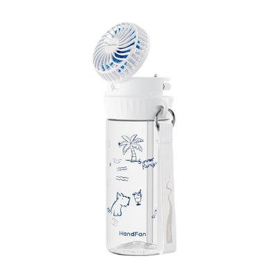 HandFan 20oz Kids Tritan water bottle White