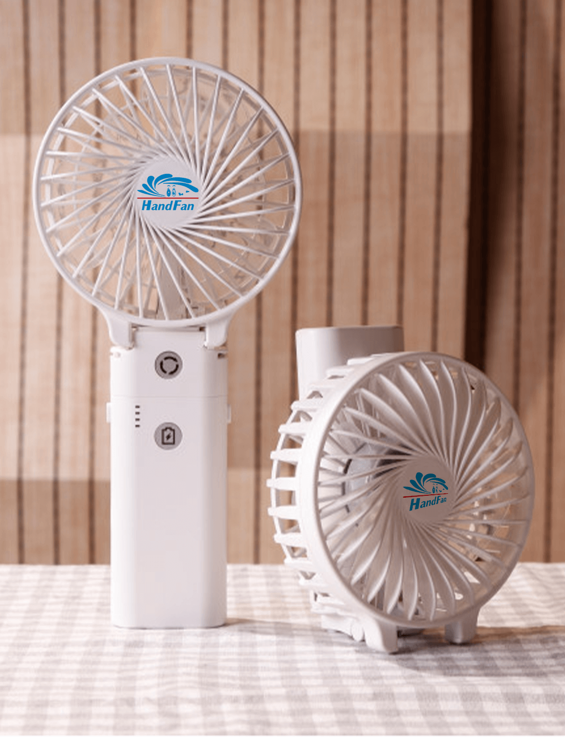 Handheld Fan with Mobile charging source