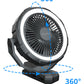 HandFan Table fan with misting and light
