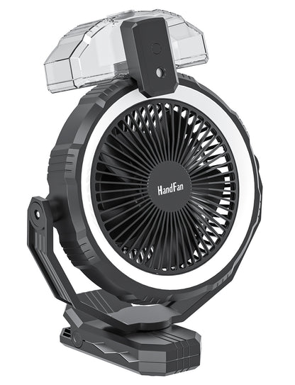 HandFan Table fan with misting and light